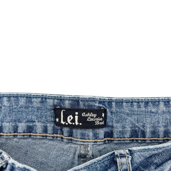 Vintage LEI Ashley Low Rise Boot Cut Jeans Sz 9 - Picture 2 of 5